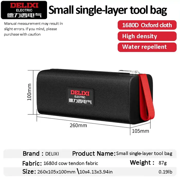 DELIXI – sac à outils électrique