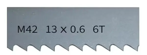 Lame de scie à ruban de coupe en métal, scie à ruban, 1140mm, 0.65mm, 14mm, 6mm, 8-12mm, 10-14TPI, M