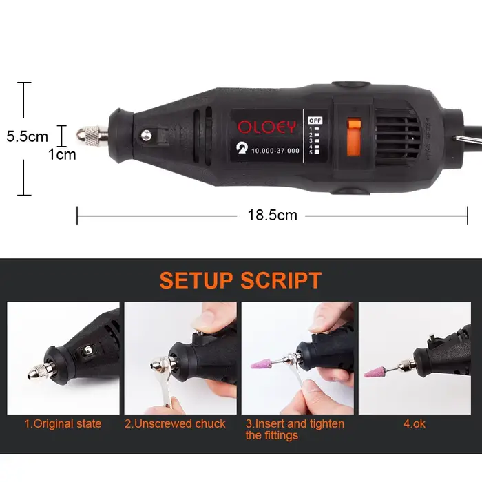 Mini perceuse électrique Dremel 180W