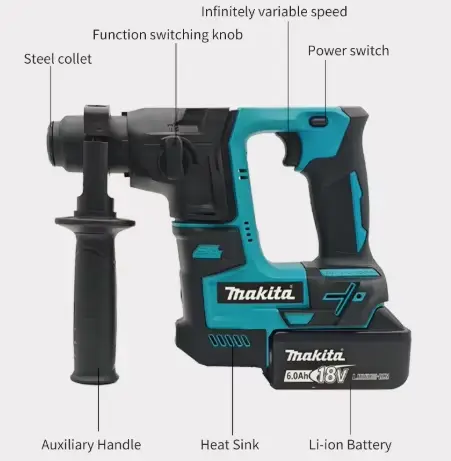 Marteau perforateur sans fil Makita 18V