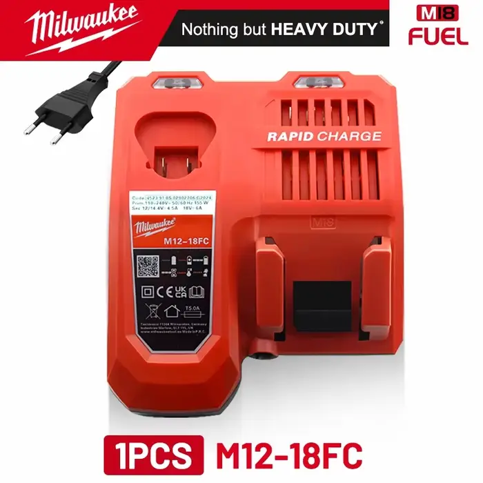Batterie Milwaukee M18 18V REDLITHIUM 5Ah 6Ah 48-11-1850 48-11-1860, batterie rechargeable pour outi