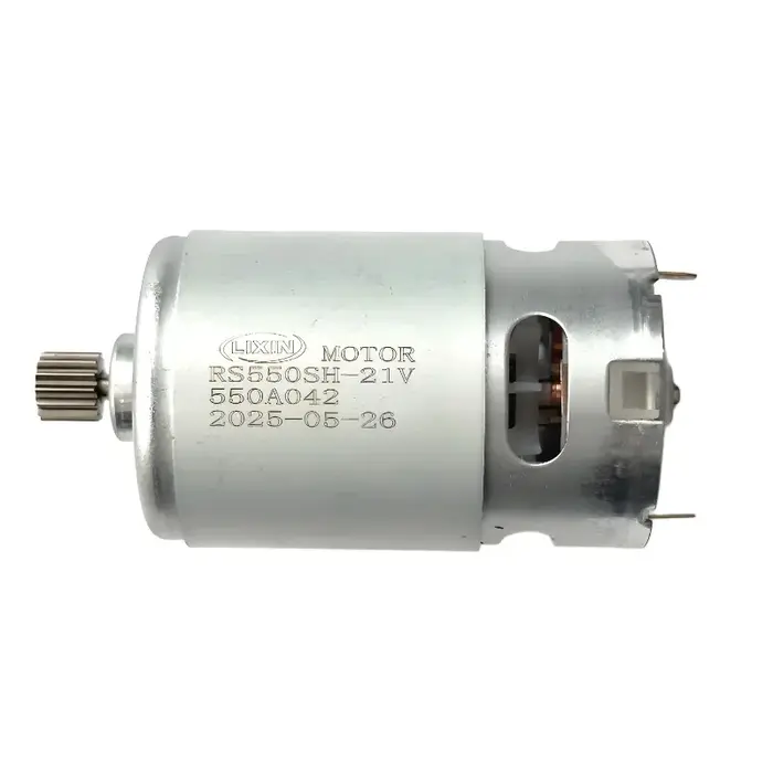 Moteur RS550 21V 14T 22000 tr/min pour scie alternative à batterie au lithium, moteur de scie à chaîne électrique portatif rechargeable à une main