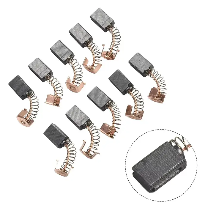 Lot de 10 brosses en carbone pour meuleuse d'angle Black Decker G720