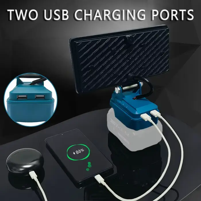 Lampe de travail LED 3/4/8 pouces pour Makita