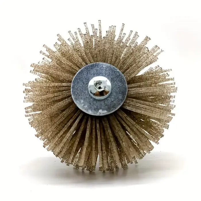Brosse de polissage en nylon pour sculpture sur bois d'acajou
