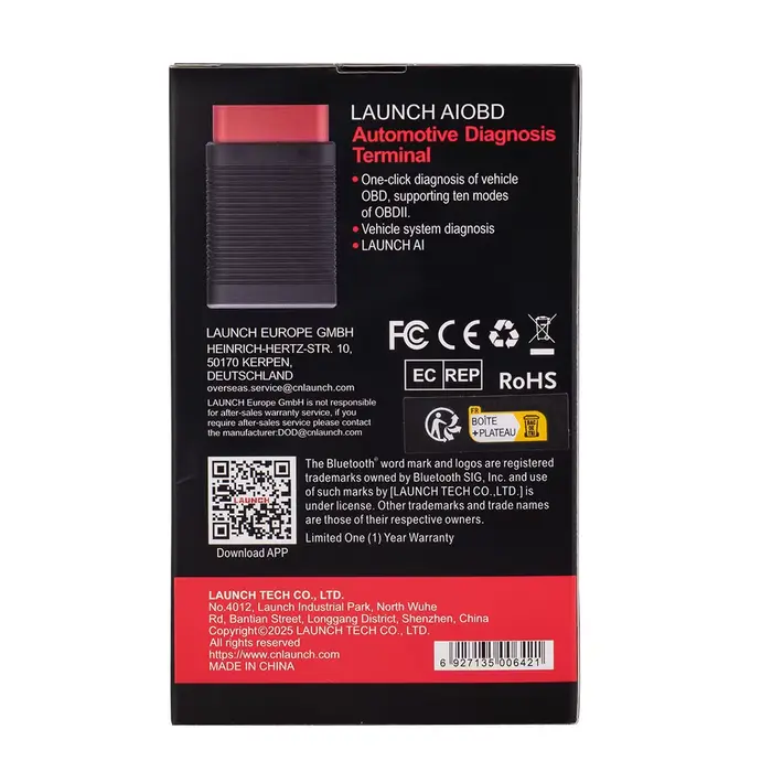 LANCEMENT AIOBD Outil de Voiture Lecteur de Code Scanner Scan Intelligent