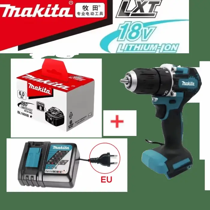 Batterie au lithium de remplacement 100% authentique Makita 3.0Ah 6Ah