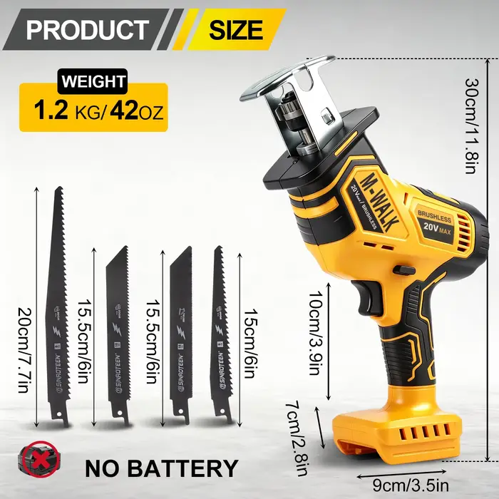 Scie sauteuse sans fil Brushless pour batterie Dewalt 20V