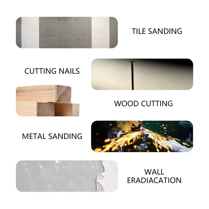 Outil Osccorporelle en Diamant et Carbure pour Changement Rapide, Multi-Outils, pour Carrelage, Béto