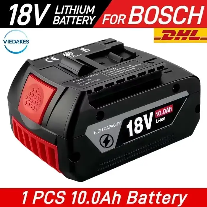 Vente Flash! Batterie Li-ion Bosch 18V 12.0Ah - Qualité allemande, grande capacité, compatible avec