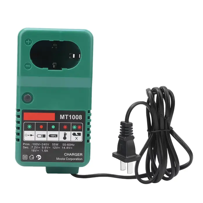 Chargeur de batterie universel pour perceuse électrique MT1008, 7.2/9.6/12/14.4/18V, pour outil élec