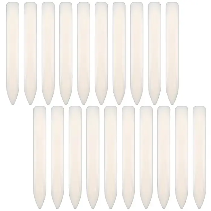 AT14 Lot de 20 outils de pliage en plastique, outil de pliage et de rainurage pour l'artisanat du pa
