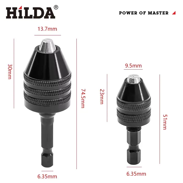 HILDA – Mini mandrin de perceuse sans clé