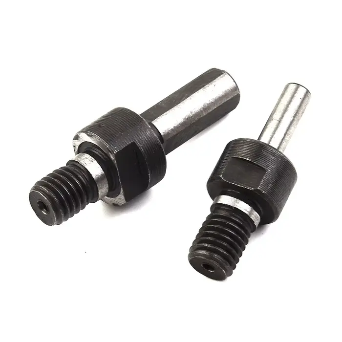8 pièces/ensemble 6mm + 10mm bricolage perceuse électrique meuleuse d'angle Variable adaptateur convertisseur Kit