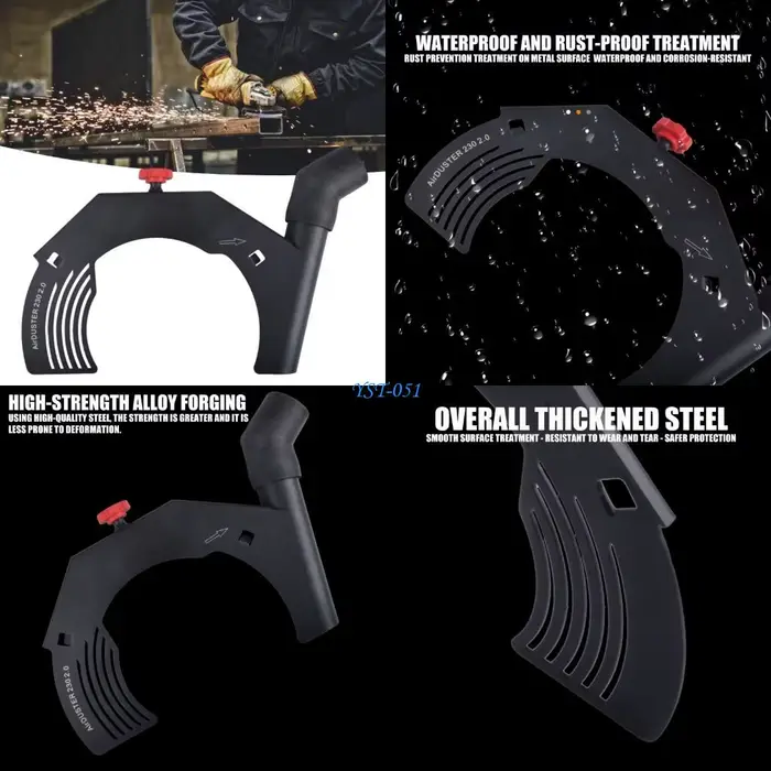 Pare-poussière longue durée E15A pour meuleuses d lame moins 240mm, avec finition lisse pour une usu