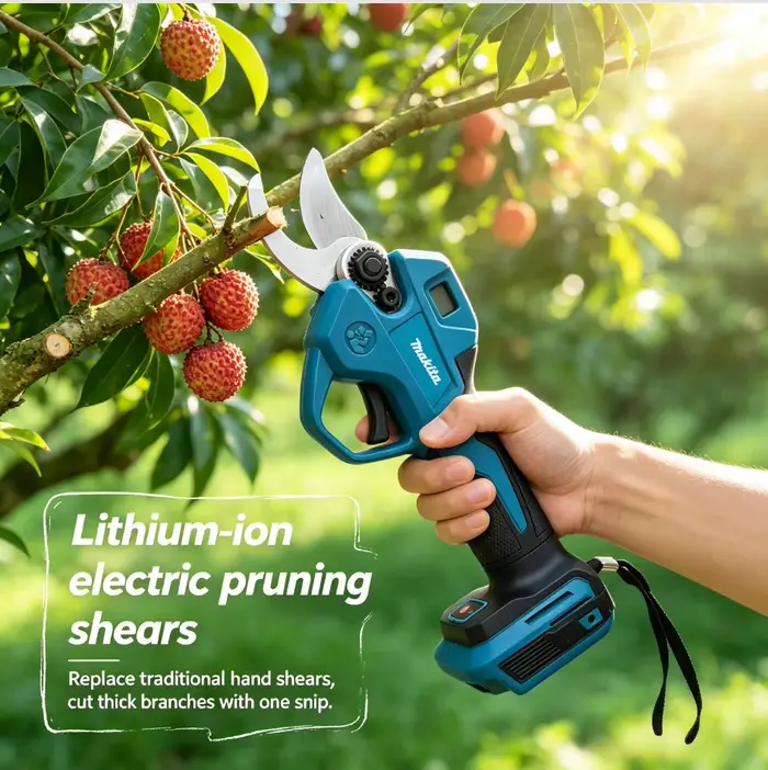 Cisailles électriques sans fil Makita 18V sans balais | Élagueuse multifonctionnelle pour arbres fruitiers