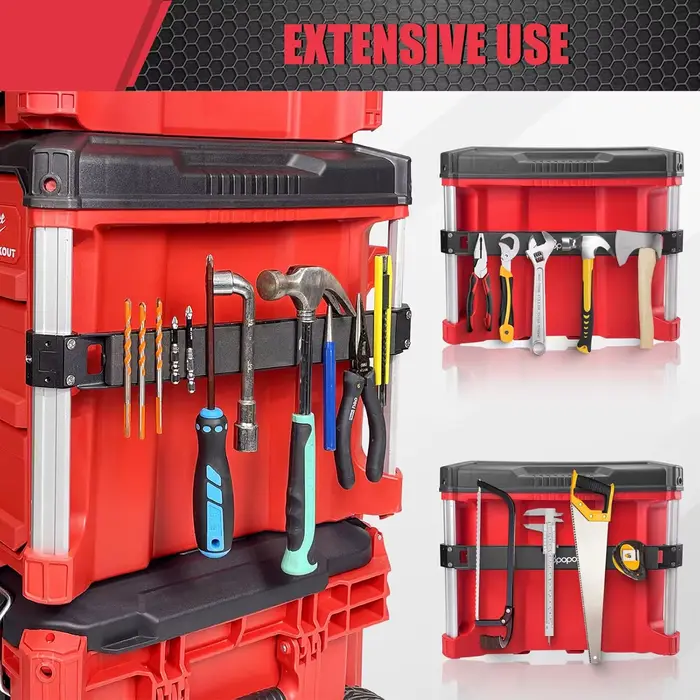 Support de barre magnétique puissant pour boîte à outils d'emballage Milwaukee
