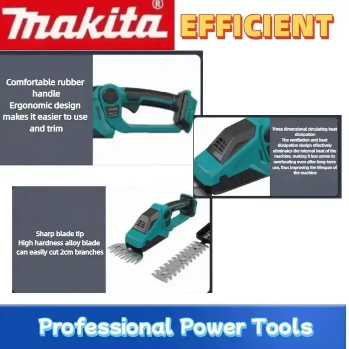 Taille-haie sans fil Makita 2-en-1