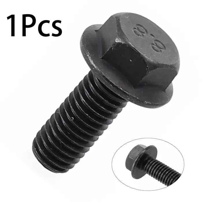Boulon de lame de scie en métal M8 X 20mm, filetage gauche, bride à tête hexagonale pour Machine-out