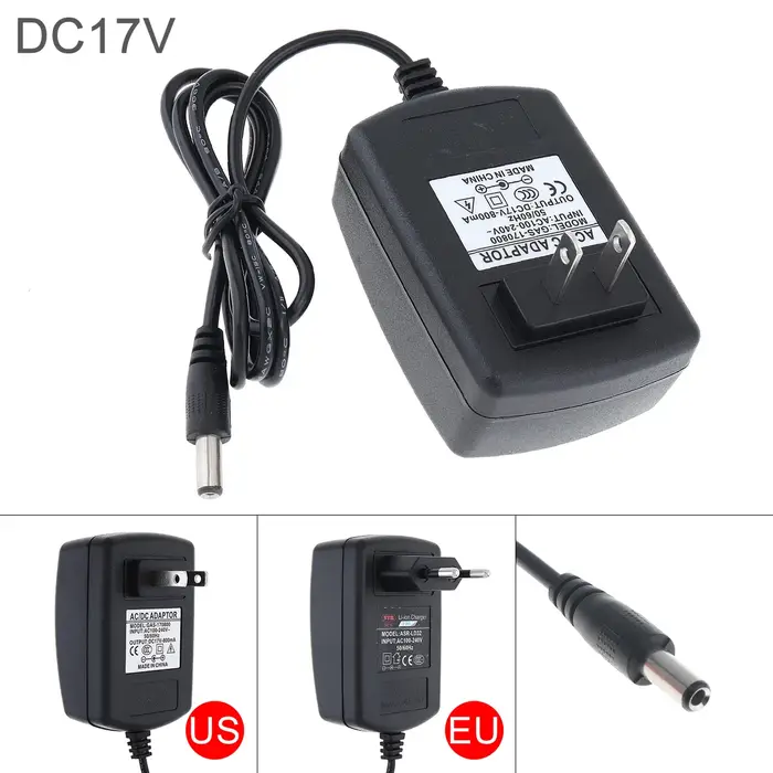 Adaptateur d'alimentation cc 12.6/16.8/17/21/25V, chargeur avec prise ue et prise américaine pour perceuse électrique au Lithium/tournevis/clé