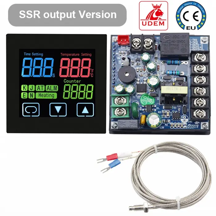 Thermostat HEATPRESS avec minuterie et fonction compteur Écran LCD