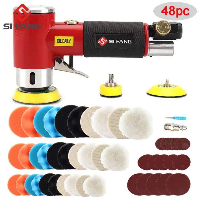 Nouveau ponceuse à Air orbite Mini pneumatique 1 "/2"/3 "rectifieuse ensemble pour le polissage de voiture polisseuse à
