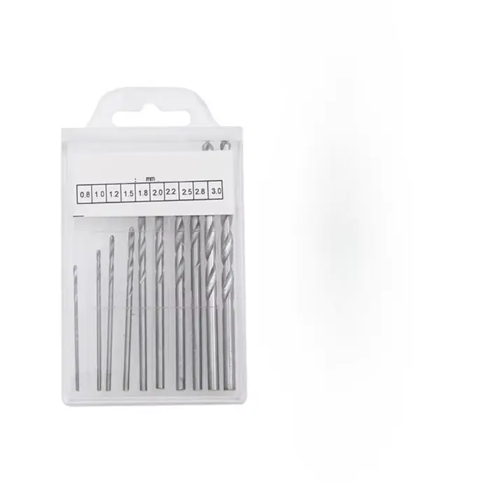 Mini perceuse à main avec forets de 0.8 à 3.0mm, ensemble d'outils rotatifs pour bijoux et modèles,