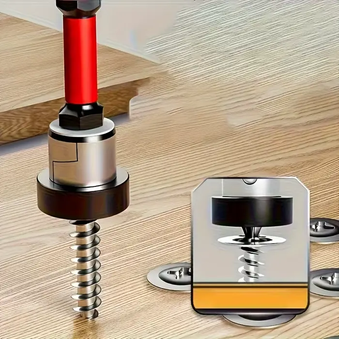 Embouts de tournevis de positionnement, embouts de vis pour cloisons sèches 50mm, plaques de plâtre, vis de localisation de têtes de lot, outils de perçage