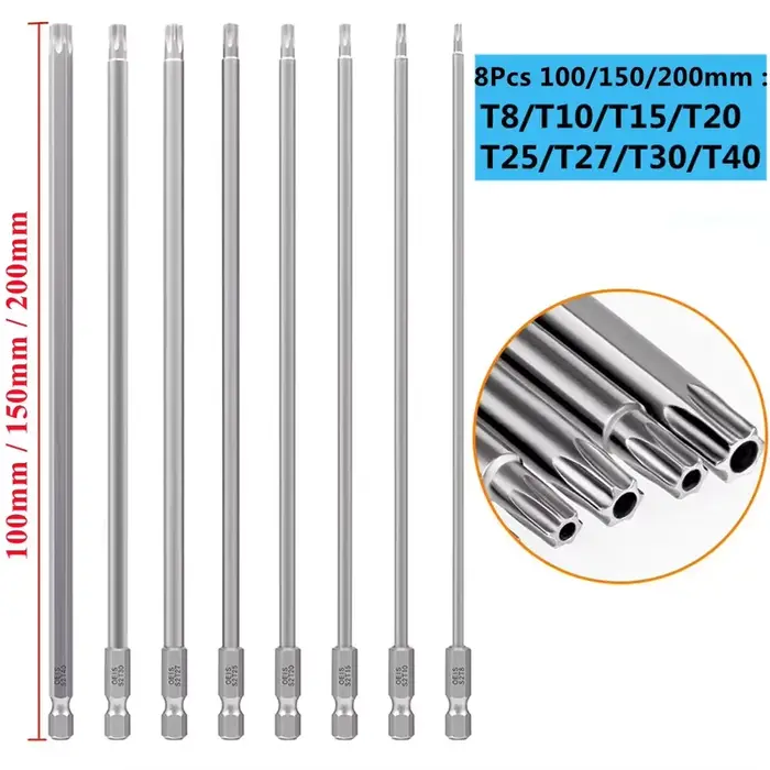 Jeu d'embouts de tournevis Torx