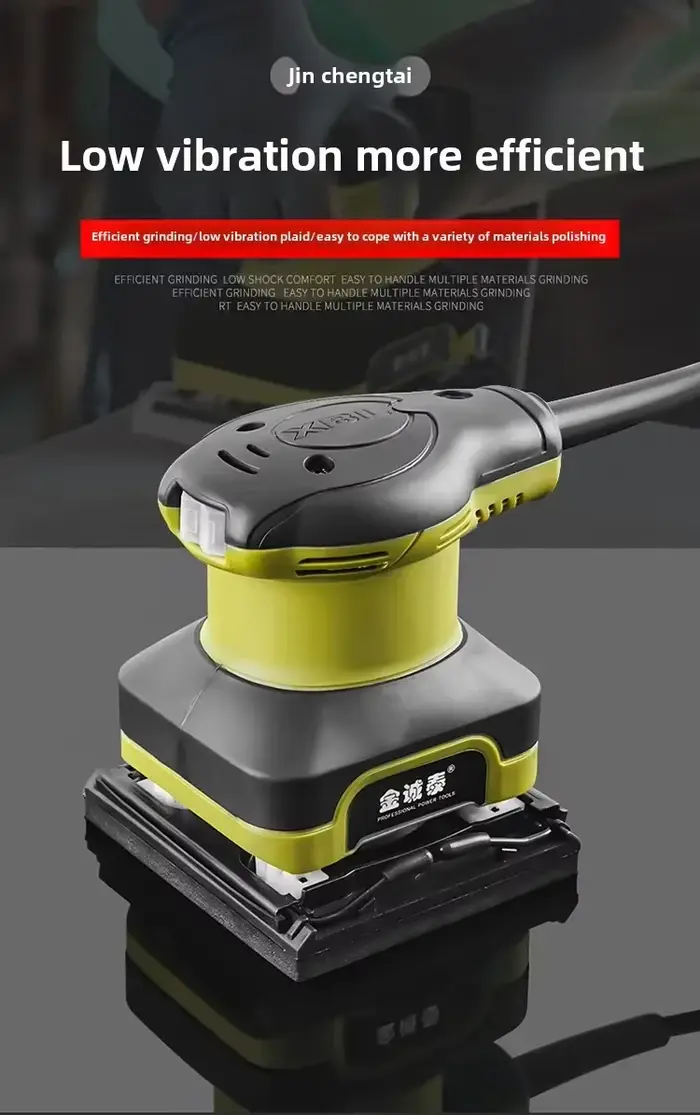 Ponceuse électrique compacte 220 V pour murs avec papier de verre et polisseuse à mastic