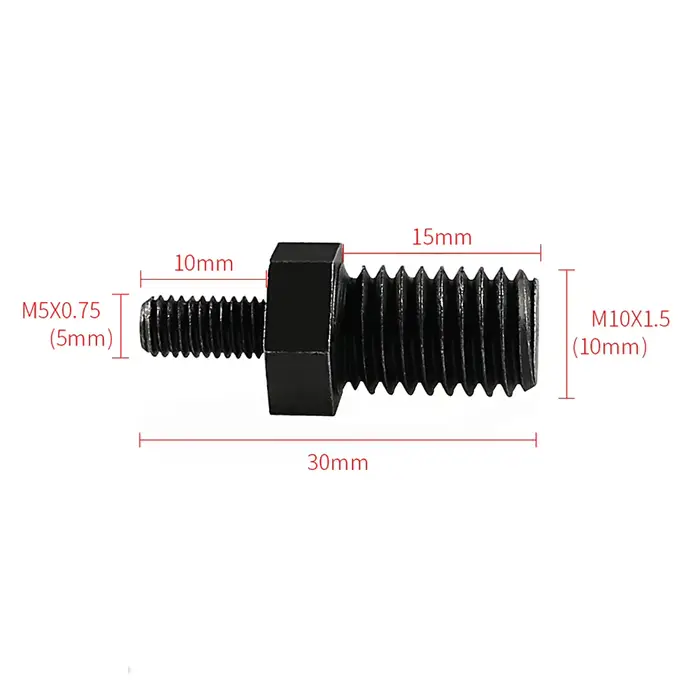 Tige d'adaptateur de meulage 5mm à 10mm pour Mini meuleuse d'angle avec plaque de pression, accessoi