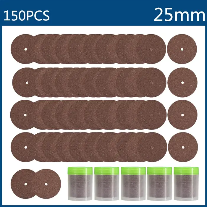 XCAN 150 pièces disque de roue découpé en résine 25mm