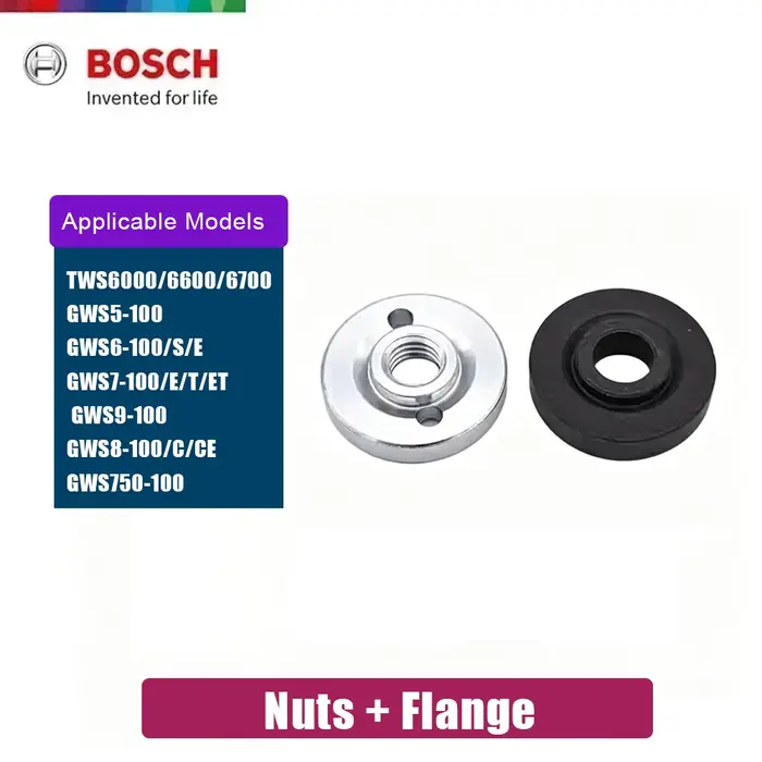 Plaques de pression intérieures et extérieures d'origine Bosch M10 pour meuleuse d'angle