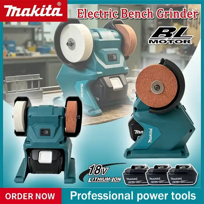 Meuleuse de banc électrique sans fil Makita 200W 5500 tr/min