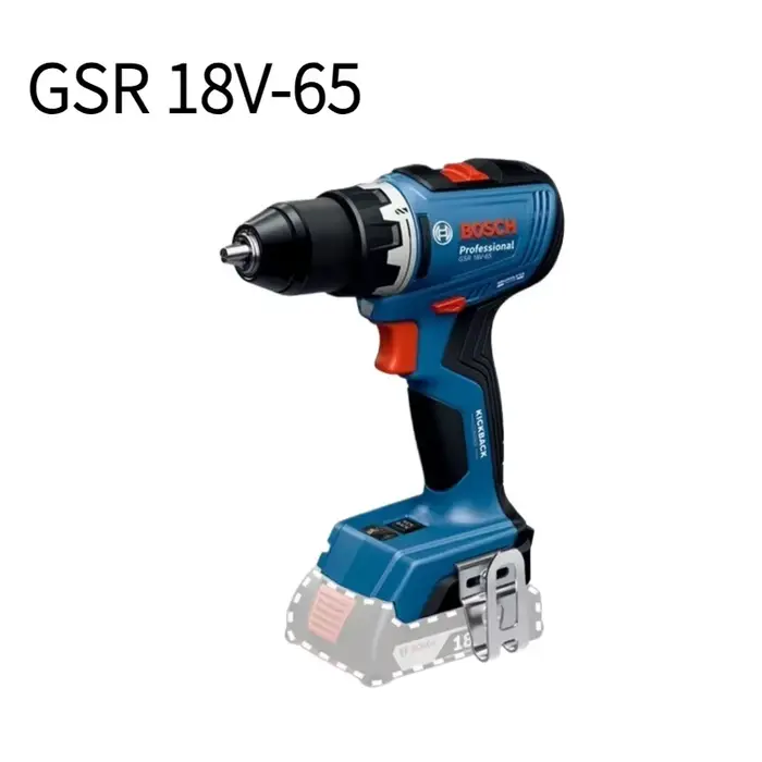 Perceuse-visseuse sans fil sans balais BOSCH GSR 18V-65 GSB 18V-65, outils électriques professionnel