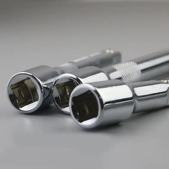 Clé à cliquet à douille 1/4 "3/8" 1/2 ", barre d'extension 50/75/100/125/150/250mm, barre longue, ma
