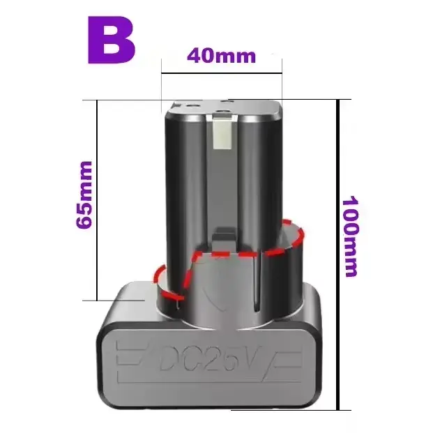 Nouvelle Batterie 25V pour Visseuse Électrique Sans Fil