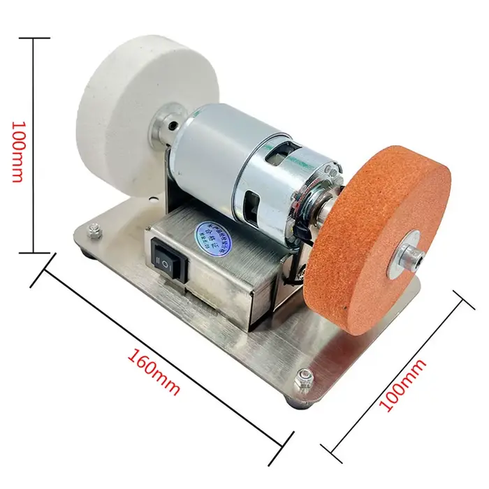100W Double meuleuse Machine artefact Table