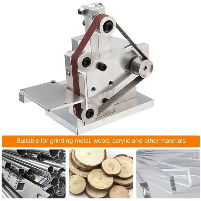 Mini ponceuse à bande A69EDIY avec 10 bandes abrasives, affûteur de couteaux Knifeapex, ponceuse à bande, prise US
