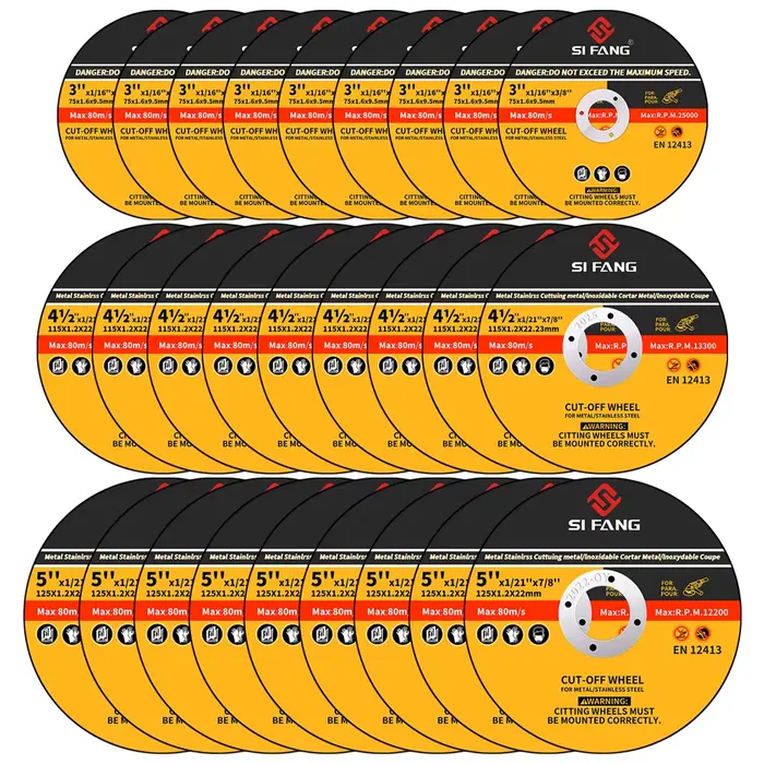 Disques de Coupe en Métal et Inox Disque de meulage pour métaux