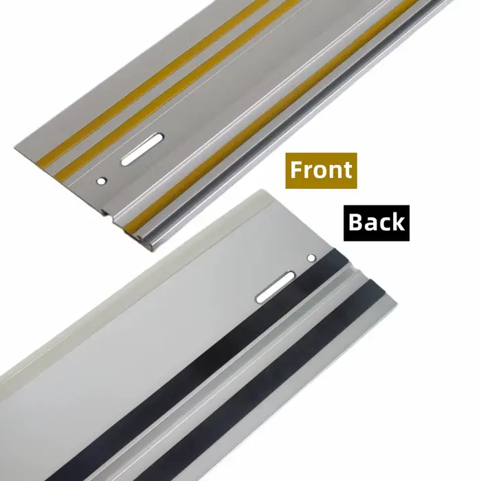 Rail de guidage de scie sur rail Rails guidés extrudés en aluminium pour coupes de déchirure répétab