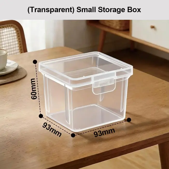Boîte de rangement d'outils en plastique transparente