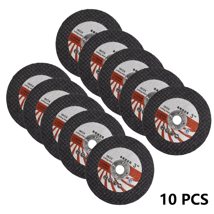 10 pièces meule circulaire 3 pouces 10*75mm de diamètre disque de meulage
