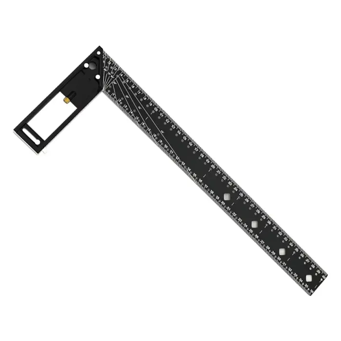 Règle droite carrée en aluminium pour charpentier