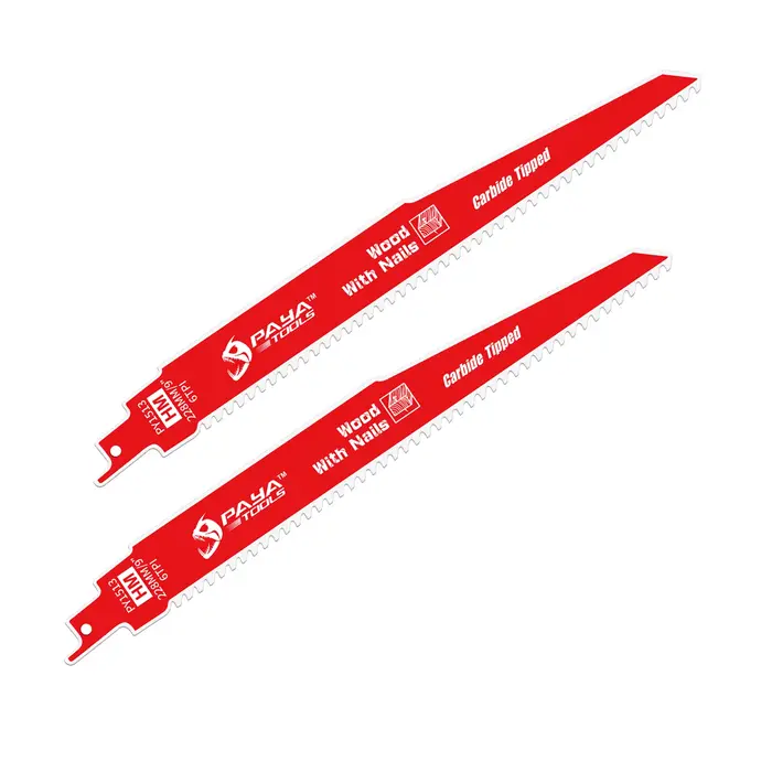 Lame de scie sabre PAYA de 9 pouces à pointe en carbure