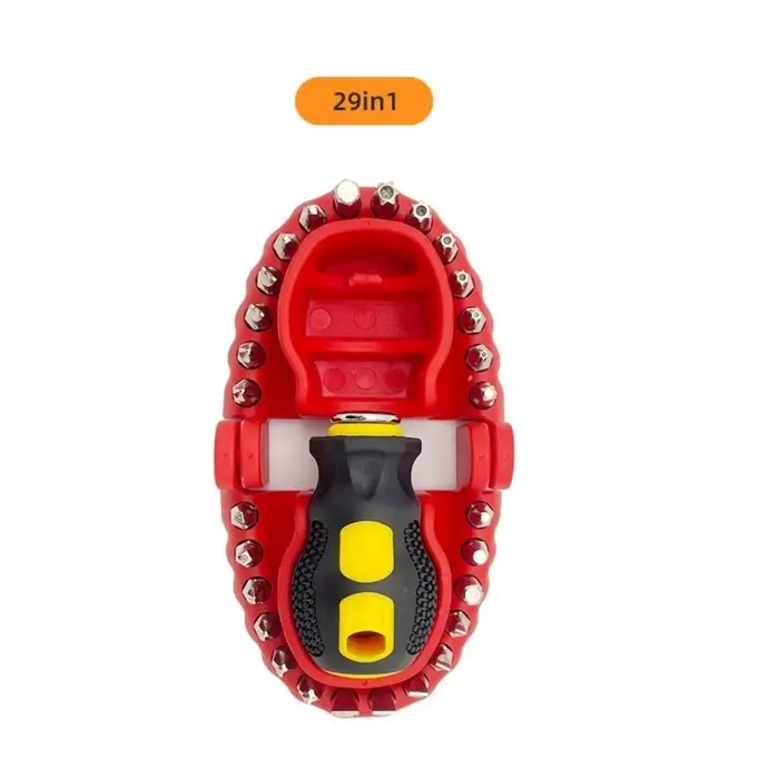 Jeu de tournevis multifonction magnétique CR-V 28 pièces, embouts magnétiques haute dureté, clé à cl