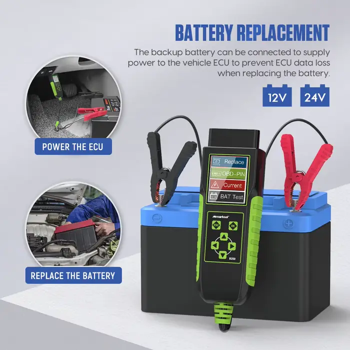 MRCARTOadvocate-Testeur de batterie de voiture B250