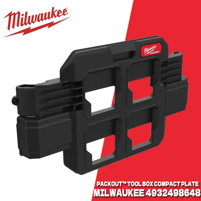 MILWAUKEE 4932498648 boîte à outils plaque compacte accessoires