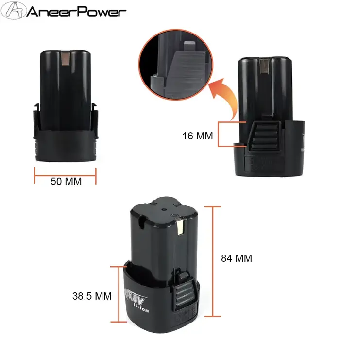 Batterie au Lithium 21V 16.8V 12V, batterie 18650, outils électriques, perceuse Rechargeable pour tournevis sans fil, perceuse électrique