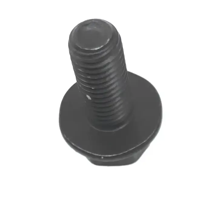 Boulon de lame de scie M8 X 20mm, filetage à main, tête hexagonale pour pièces de machine à couper, lame de scie noire 089006017064, 1 pièce